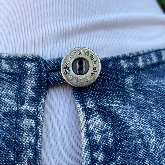 Vintage Distressed Cowgirl Western Line Dancing Denim Top Embroidered - Picture 9 of 15